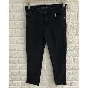 STEVIE‎ JEANS WOMENS JEANS SIZE 12 BLACK DENIM SKINNY LEG MID RISE